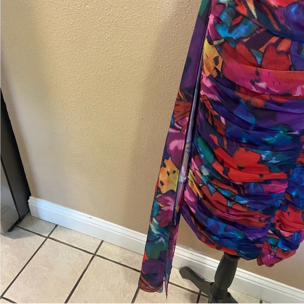 Lulus Uncommon Aesthetic Black Floral Strapless Bodycon Midi Dress - Picture 13 of 13